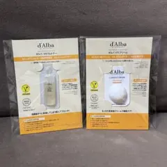 d'Alba ダルバ Vセラムトナー VTCクリーム サンプル