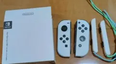 NintendoSwitch　ジョイコン　純正品　ジャンク品　（白）　箱付き