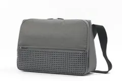 abrasus ひらくPCバッグ グレー