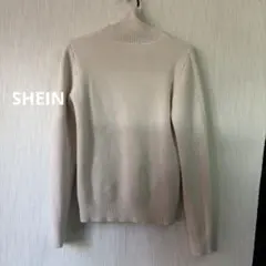 SHEIN アイボリーニット M