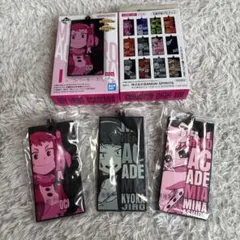 僕のヒーローアカデミア　ラバーキーホルダー　麗日、耳郎、芦戸