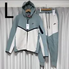 L 【新品】NIKE テックフリース セットアップ ミント - メルカリ