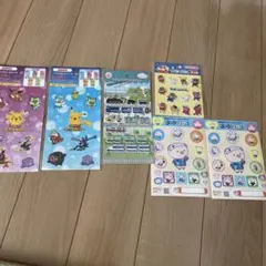 ポケモン・クレヨンしんちゃんシールセット