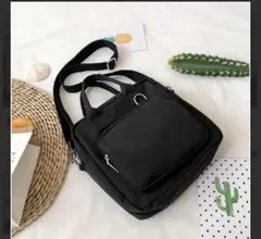 1155 2WAY クリアバッグ ブラック 黒 痛バッグ ショルダーバッグ