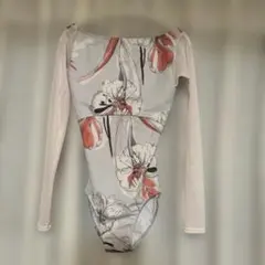stina スティナ　バレエ レオタード 長袖 花柄　P Sサイズ