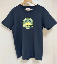 devadurgaCIRCLE LOGO メンズM 奄美大島 日本製Tシャツ 黒のサムネイル