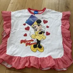 【未使用品】Disney ミニー フリルTシャツ110のサムネイル