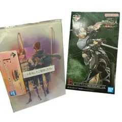 進撃の巨人 一番くじ 〜地ならし〜 B賞リヴァイ フィギュアE賞アクリルボード