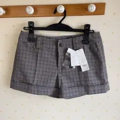 新品　LOWRYS FARM  ローリーズファーム　L　チェック柄ショートパンツ