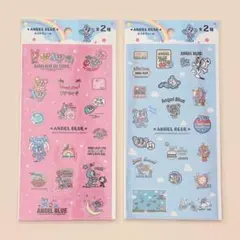 エンジェルブルー キラキラシール seria