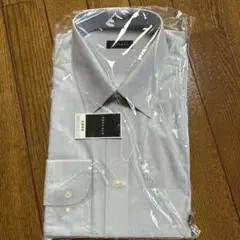 薄いグレー ワイシャツ 41-84 ポリエステル混紡