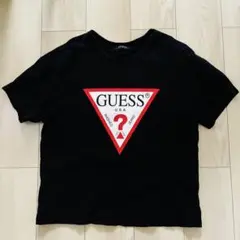 GUESS ロゴTシャツ　ブラック