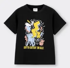 【GU】ポケモン　グラフィックTシャツ　140