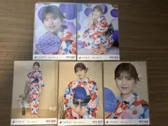 乃木坂46 生写真　浴衣　2025 5種コンプ　柴田柚菜