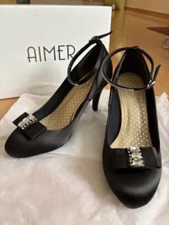 AIMER ブラック ハイヒール