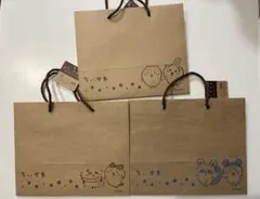 【新品未使用】ちいかわ クラフト ギフトバッグ 3点セット