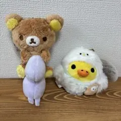 リラックマ キイロイトリ　ぶらさげぬいぐるみ　タグ付き
