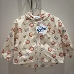 新品　おさるのジョージ フード付きアウター 90cm