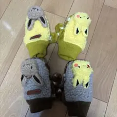 monpokki ピカチュウ イーブイ　手袋　ポケモン