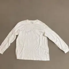 UNIQLO L ホワイト 長袖カットソー