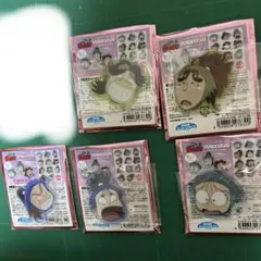 忍たま乱太郎トレーディングアクリルマグネット　みんなであっぷっぷの段5個セット