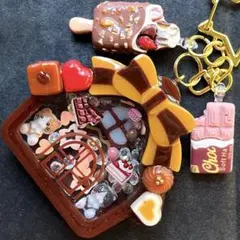 ♡チョコレートのおうちのシェイカーキーホルダー♡