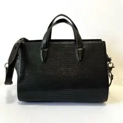 Alexander Wang 廃盤 リザード型押し 2WAY 黒 大容量のサムネイル