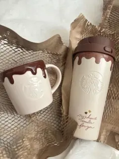 スターバックス　バレンタイン　ロゴマグ　タンブラー 2個セット
