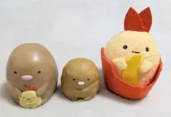 すみっコぐらし/とんかつ&えびふらいのしっぽ3つセット/ポテトごっこぬいぐるみ他