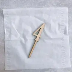 ケーキトッパー　4歳　4 木　誕生日　ケーキ　飾り