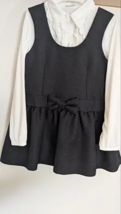 njereeta 140cm ドット柄ワンピース