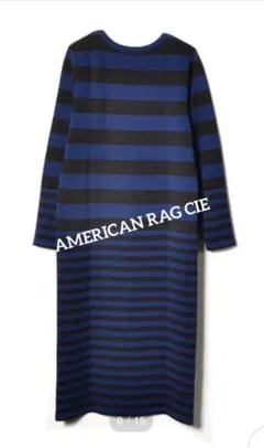 AMERICAN RAG CIE 日本製　ボーダーコンビ　クロップドワンピース