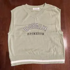 pom ponette junior ニットベスト Lサイズ