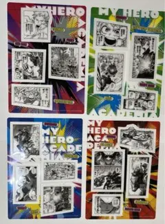 ヒロアカ 40巻 特典 名場面クリアシート 4枚セット