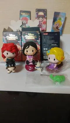 popmart ディズニープリンセス メリダ ムーラン ラプンツェル