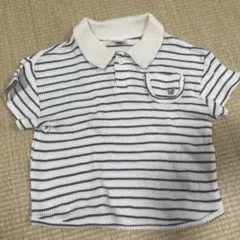 美品⭐︎ tete a tete ストライプ コットン 半袖 トップス 80