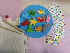 木製 魚釣りゲーム 磁石のサムネイル
