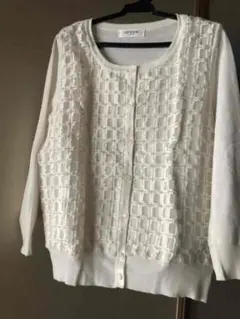 超美品　カーディガン　イエナー　IENA ワールド　7分　刺繍　テチチ　ROPE