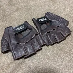 LLサイズ　日本製　ハーレーダビッドソン 指無し　グローブ　ブラウンのサムネイル