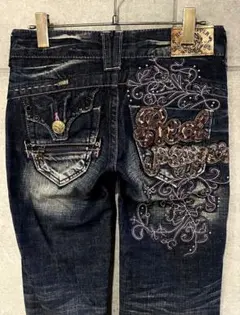 00s REDPEPPER ローライズ デニムパンツ ジーンズ 24 Y2K