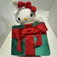 タグ付 激レア 90sハローキティ クリスマス パペット ぬいぐるみ 当時物