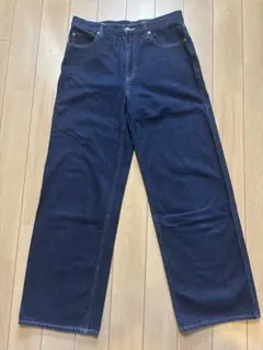 UNIQLO ワイドデニムパンツ　レディース26