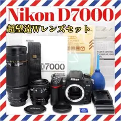 ❤️届いたらすぐに使える❤️Nikon D7000 ショット数少 Wレンズ ❤️届いたらすぐに使える❤️Nikon D7000 ショット数少 Wレンズ