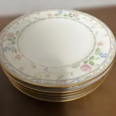 Noritake✨オールドノリタケ 金彩 アンティーク 洋食器プレート 大皿5枚 Noritake✨オールドノリタケ 金彩 アンティーク 洋食器プレート 大皿5