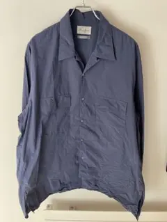Marvine Pontiak open collar shirt (Blue)のサムネイル