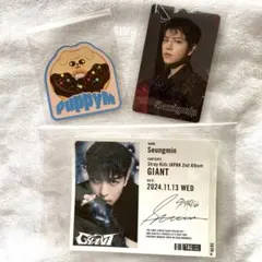 スキズ オンラインくじ ダイカットステッカー スンミン・スンミンセット