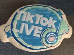 TikTok LIVE ロゴ クッション