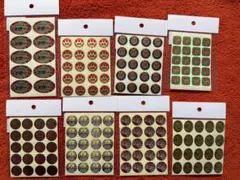 青森県りんご品種シール　8種類