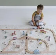 LITTLE DUTCH リトルダッチ　Train Set XL 107ピースのサムネイル