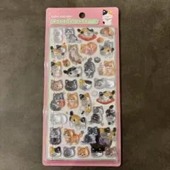 正規品ボンボンドロップシール 和柄 和猫